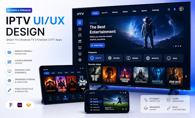 Photo IPTV interface